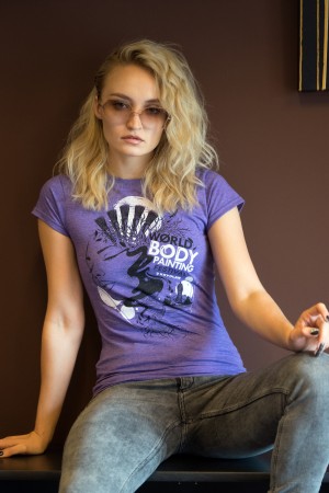 Woman T-Shirt, WBF#19 Lila