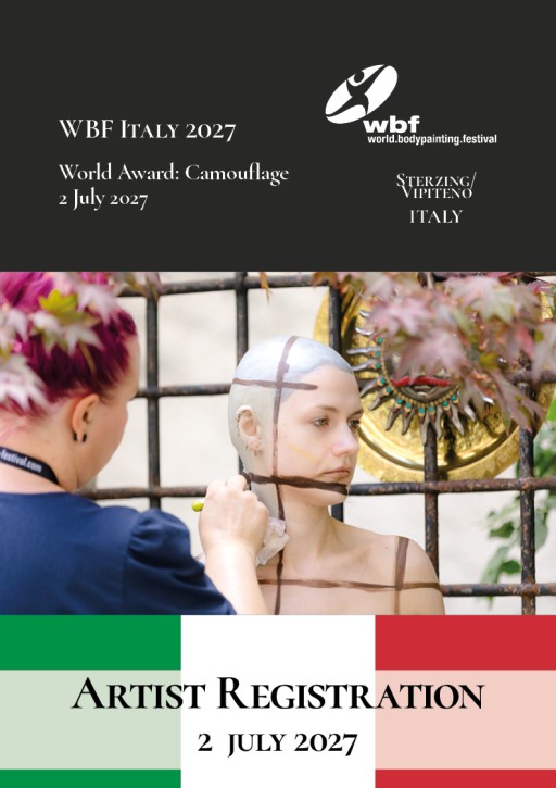 in Italien: Registrierung WBF World Award Camouflage 2027