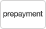 Prepayment by bank transfer